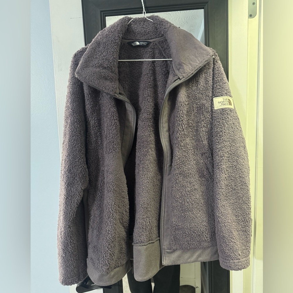 The North Face Sherpa High Pile Furry Fleece Full Zip Jacket